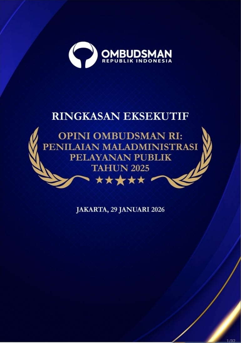 Pelayanan Publik Muba Berhasil, Ombudsman Beri Opini Kualitas Tinggi