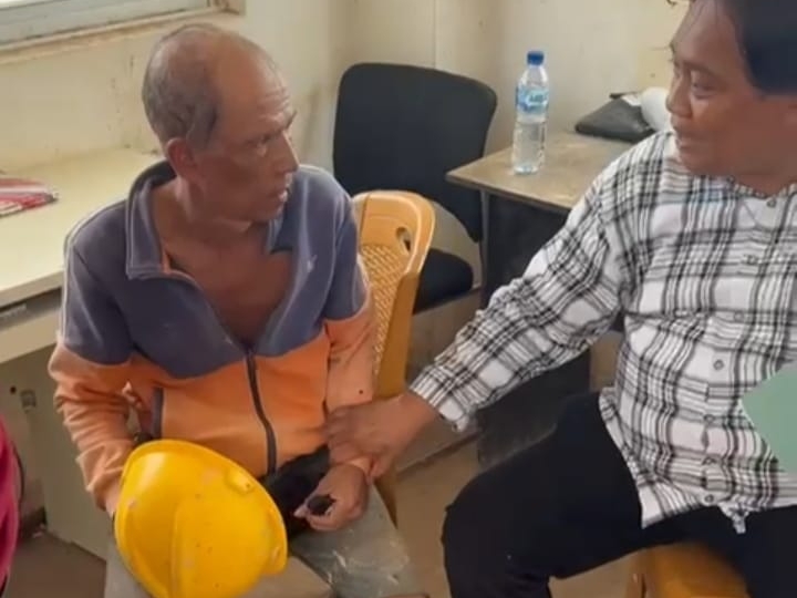 Tersangka saat diamankan di Polda Sumsel. (Photo: Suci)