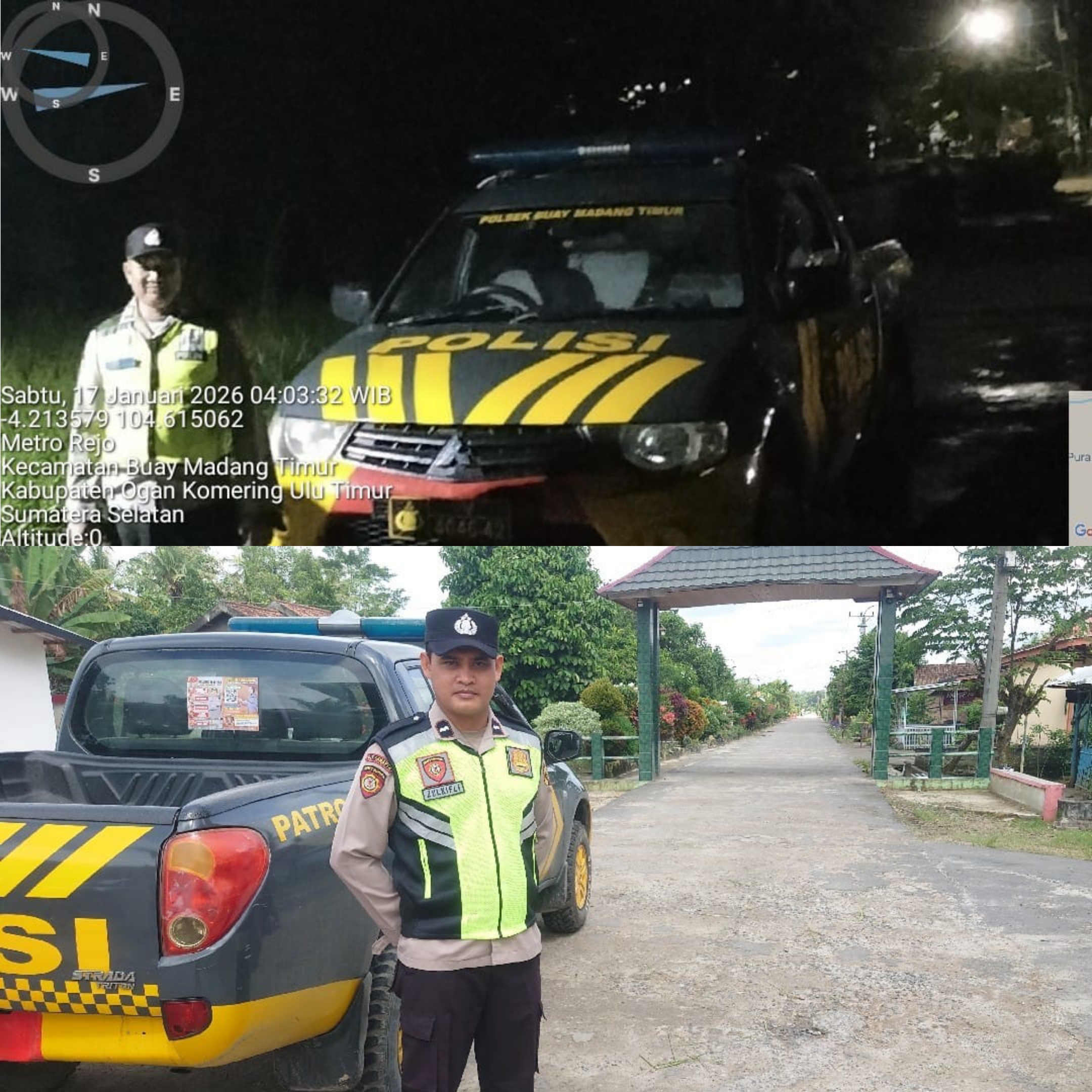 Polsek BMT Siang Malam Patroli Tingkatkan Kamtibmas