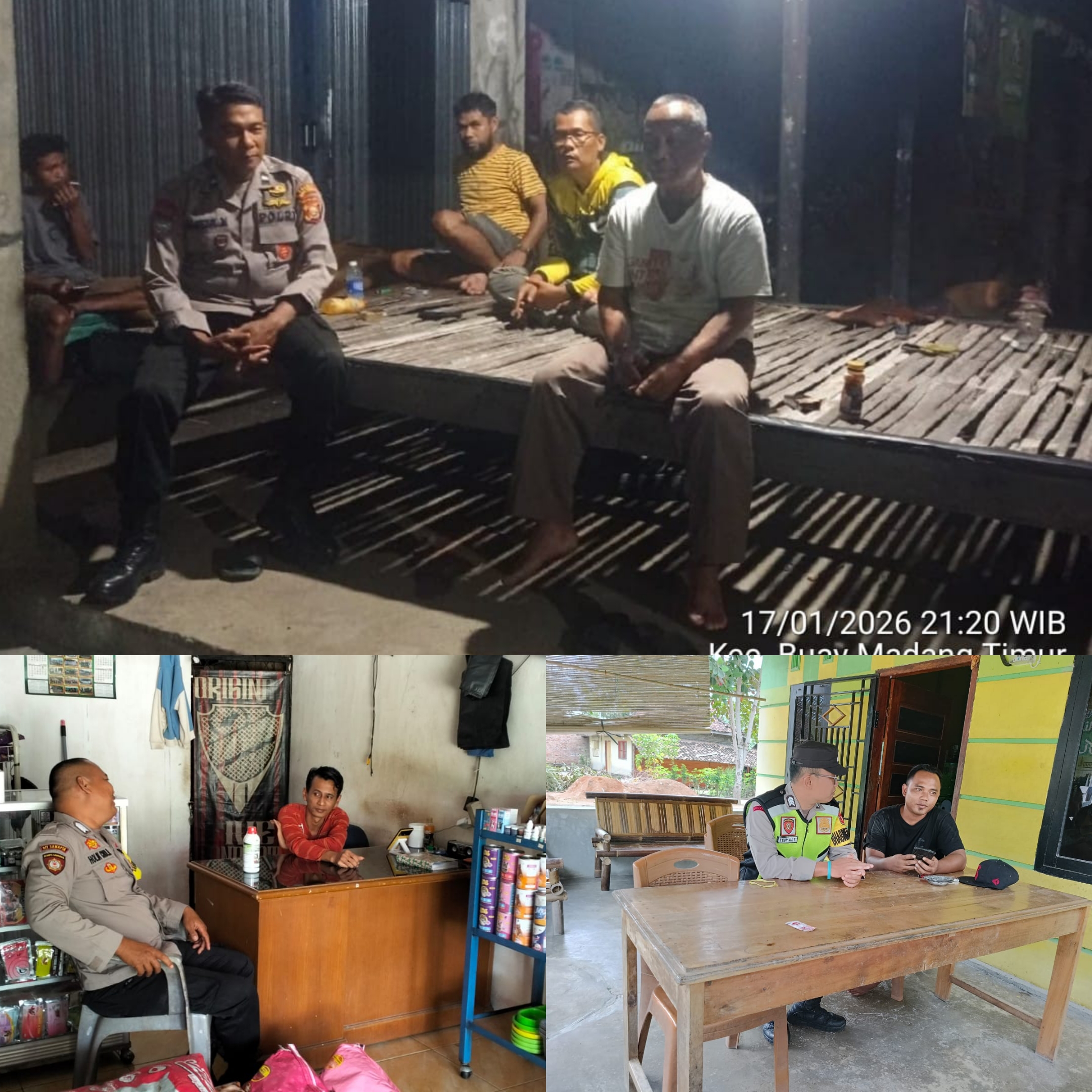 Tingkatkan Kamtibmas Wilkum, Polsek BMT Siang Malam Laksanakan Sambang Silaturahmi Dan Himbauan