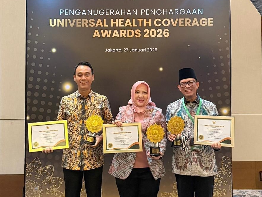 Perluas Cakupan BPJS Gratis, Bupati OKI Raih UHC Award 2026