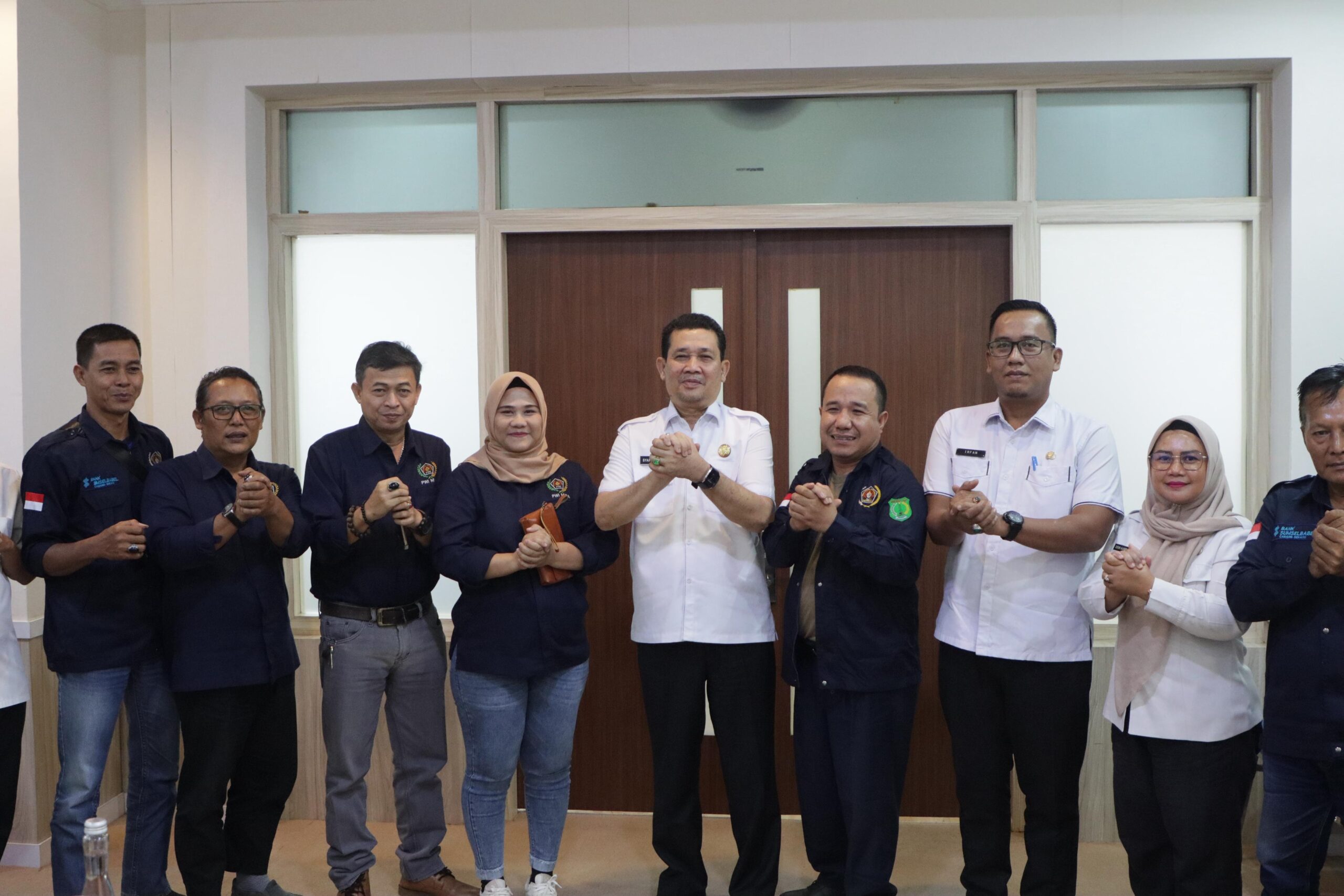 Pj Sekda Muba Terima Kunjungan PWI, Siap Dukung Kegiatan Hari Pers Nasional