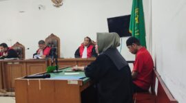  Maryanto Jalani sidang di PN Palembang. 
