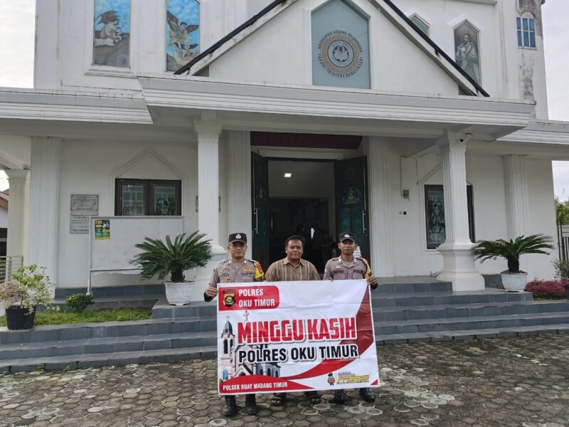 Wujudkan Toleransi dan Keamanan, Polsek Buay Madang Timur kawal jalannya ibadah 