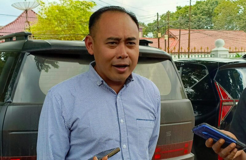 Saat Jaksa Komisi Pemberantasan Korupsi (KPK) M Takqir SH MH ditemui di PN Palembang, Senin (9/3/2026)