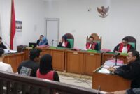 Saat para saksi dan hadirkan di persidangan yang digelar di PN Palembang, Senin (9/3/2026)