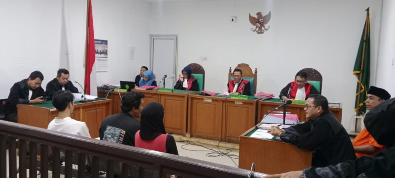 Saat para saksi dan hadirkan di persidangan yang digelar di PN Palembang, Senin (9/3/2026)