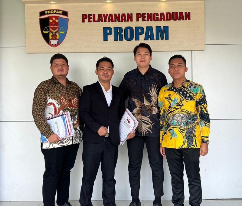 Tim kuasa hukum SAKAHIRA Lawfirm mengapresiasi respons cepat Propam Polda Sumatera Selatan Jumad (13/3/2026)