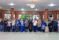 Foto rapat kegiatan saat menggelar edukasi pencegahan kejahatan siber di Ruang Rapat Bende Seguguk (RRBS) II Setda OKI