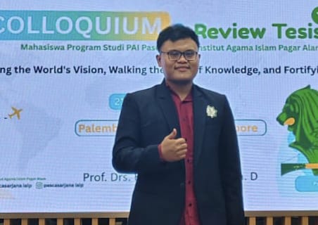 fhoto : muhammad dimas mahasiswa program pascasarjana iai pagar alam (penulis) 