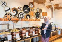 Foto : Dekorasi FRESQA Bistro dengan menu Halal Bihalal