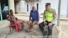 Personil Polsek Buay Madang Timur melaksanakan kegiatan Sambang dan Imbauan Kamtibmas di Desa Kedu. 