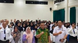 Kasi Pidsus Kejari Banyuasin menjadi narasumber dalam kegiatan Pelatihan Dasar CPNS Kabupaten Banyuasin Tahun 2026.