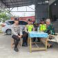 Personil Polsek Buay Madang Timur melaksanakan giat Sambang & Himbauan Kamtibmas di Desa Srikaton. 
