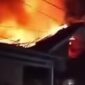 Kebakaran yang terjadi di Jalan Sumatera II Blok BC21 RT 52/15 Kelurahan 15 Ulu, Kecamatan Jakabaring.