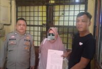fhoto : penetapan tsk kasus penipuan modus kerjasama fiktif.istimewa/polres pagar alam