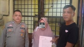 fhoto : penetapan tsk kasus penipuan modus kerjasama fiktif.istimewa/polres pagar alam