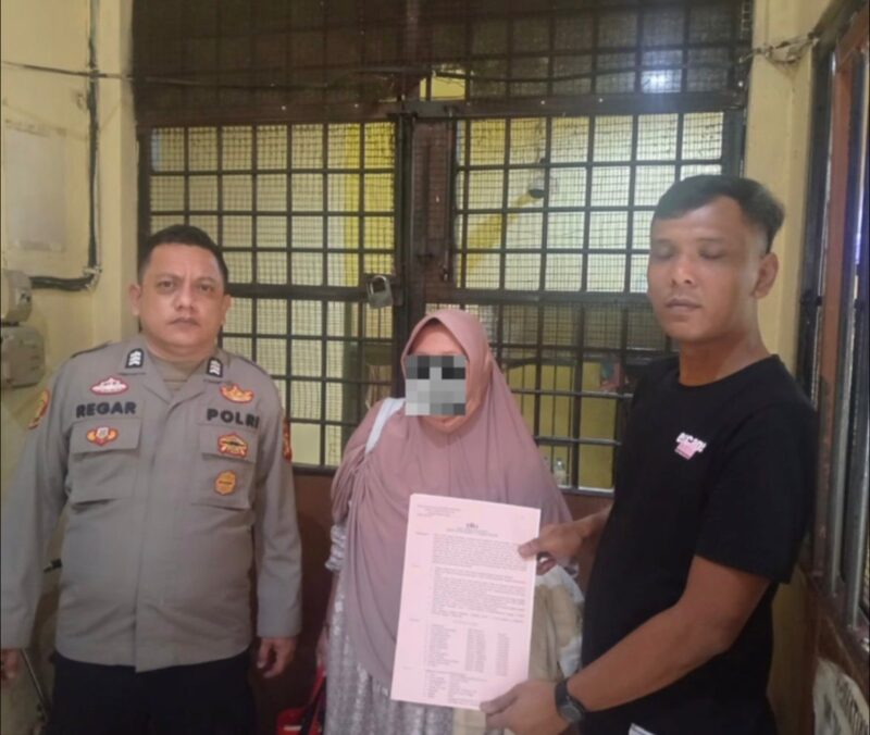 fhoto : penetapan tsk kasus penipuan modus kerjasama fiktif.istimewa/polres pagar alam