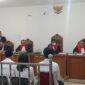 Enam terdakwa kasus dugaan korupsi kredit PT Bank Rakyat Indonesia (Persero) Tbk menjalani sidang perdana di Pengadilan Tipikor Palembang, Senin (30/3/2026).