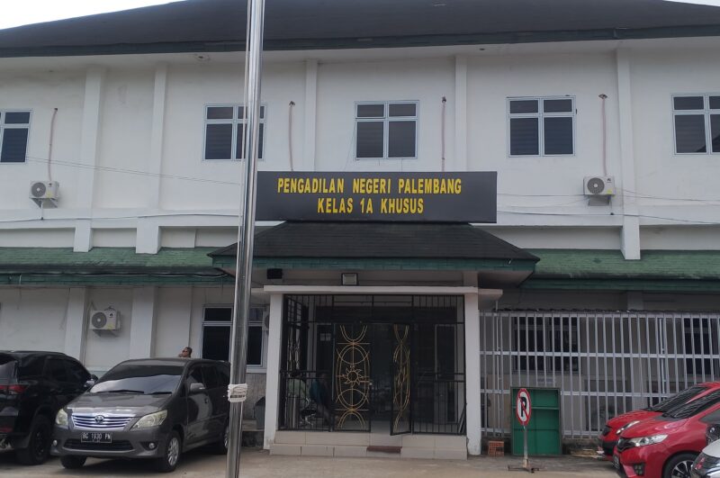 Foto gedung PN Palembang yang terletak di musim tekstil Palembang