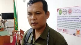 Jaksa Penuntut Umum (JPU) KPK RI, Rahmad Irwan, memberikan keterangan kepada awak media usai sidang di PN Palembang, Selasa (31/3/2026).