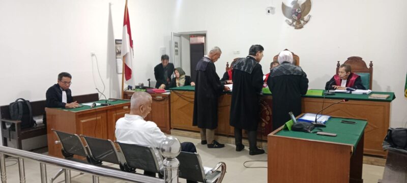 Suasana persidangan di PN Palembang saat pembacaan pembelaan (pledoi) di PN Tipikor Palembang, Selasa (31/3/2026)