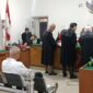Suasana persidangan di PN Palembang saat pembacaan pembelaan (pledoi) di PN Tipikor Palembang, Selasa (31/3/2026)