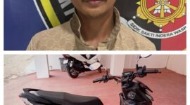 Tersangka beserta barang bukti saat diamankan. (Foto: Dokumen Polisi) 