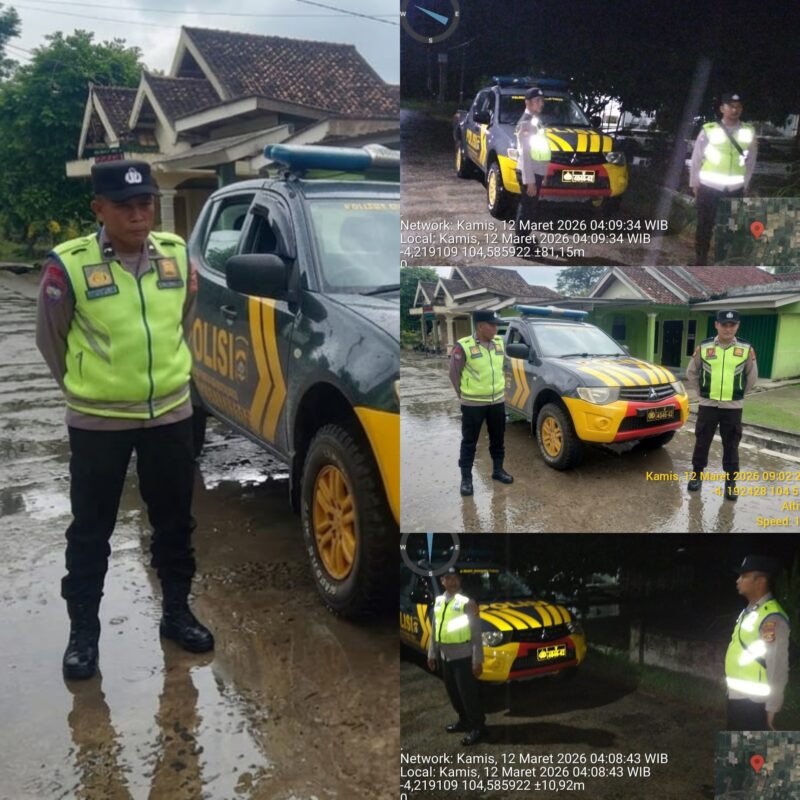 Hadir di tengah masyarakat, Personel Polsek Buay Madang Timur laksanakan Giat KRYD dan Patroli Subuh guna antisipasi 3C (Curas, Curat, Curanmor) serta mitigasi Karhutla di wilayah hukum Kecamatan Buay Madang Timur. Situasi terpantau aman dan kondusif. 