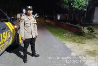 Personel Polsek Buay Madang Timur melaksanakan KRYD dan Patroli Antisipasi 3C di Jalan Desa Tanjung Sari. 