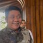 Gubernur Sumsel, Herman Deru saat diwawancarai langsung, Rabu (1/4/2026). Foto: Tia