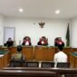 Saat Hakim PN Tipikor Palembang bacakan putusan sela, Rabu (1/4/2026)