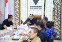 Sekda Sumsel Edward Candra Hadiri Rakor Karhutla 2026, Targetkan Status Siaga Darurat Sebelum 23 April