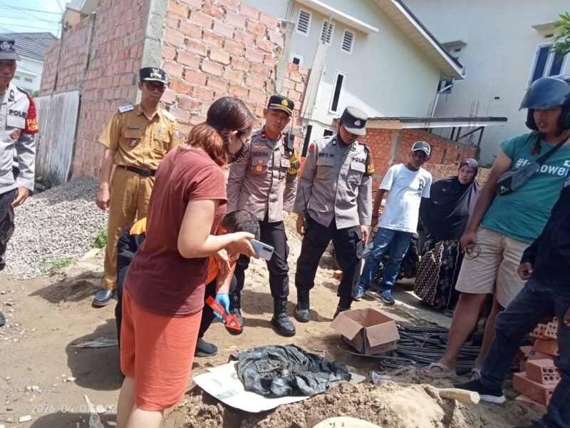 Foto TKP Penemuan Tulang Belulang