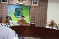 Sekda muba pimpin rapat terkait WFA