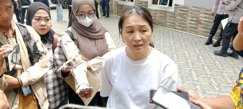 Tina Francisco saat diwawancarai pada saat jalan eksekusi