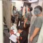 Saat tim penyidik kejati Sumsel melakukan penggeledahan