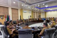 Sekda muba pimpin rapat peningkatan PAD pada dinas UMKM