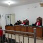 Terdakwa Pani Andrika menjalani persidangan di Pengadilan Negeri Palembang, Kamis (9/4/2026)