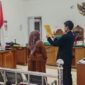 Saat ahli hukum pidana dari Universitas Muhammadiyah Palembang, Luil Maknun Busroh, SH. MH dihadirkan di PN Palembang, Jumad (10/4/2026)