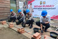 Foto :  lokasi rumah yang di benahi