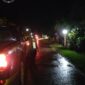 Personel Polsek Buay Madang Timur melaksanakan patroli dini hari dan KRYD di Jalan Desa Sumber Mulyo. 