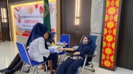 kegiatan bakti sosial donor darah yang digelar oleh jajaran peradilan, Rabu (15/4/2026).