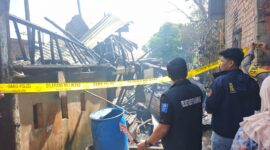 Foto tkp kebakaran di kertapati