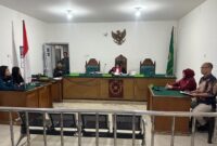 Suasana persidangan praperadilan digelar di PN Palembang, Rabu (15/4/2016)