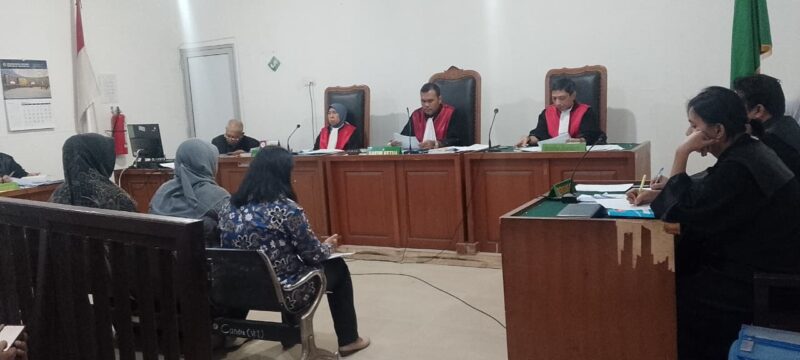 Saat para saksi dihadirkan di sidang di PN Tipikor Palembang, Rabu (15/4/2026)