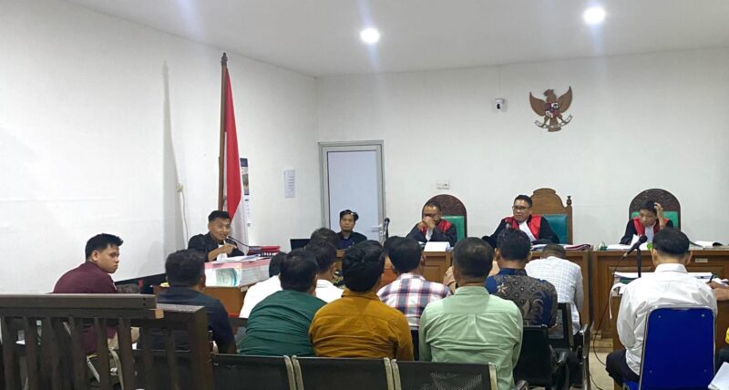 Saat para saksi dihadirkan dalam sidang yang digelar di PN Tipikor  Palembang, Rabu (15/4/2026)