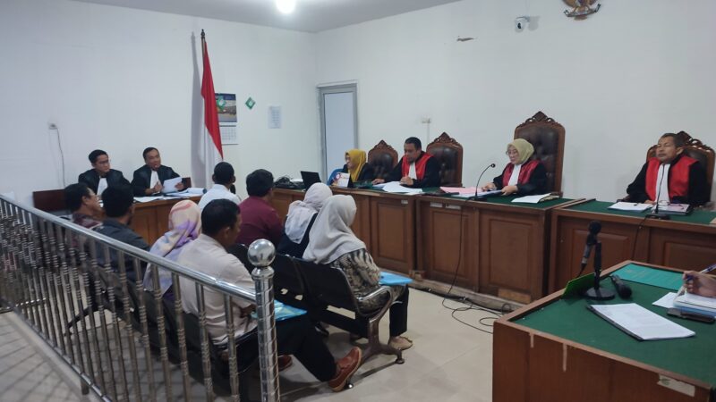 Saat para saksi dihadirkan di persidangan di PN Tipikor Palembang, Kamis (16/4/2026)