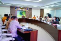 Bupati Muba H. TOHA saat pimpin Rapat terkait aset