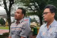 Foto : Pelaku digiring Polisi